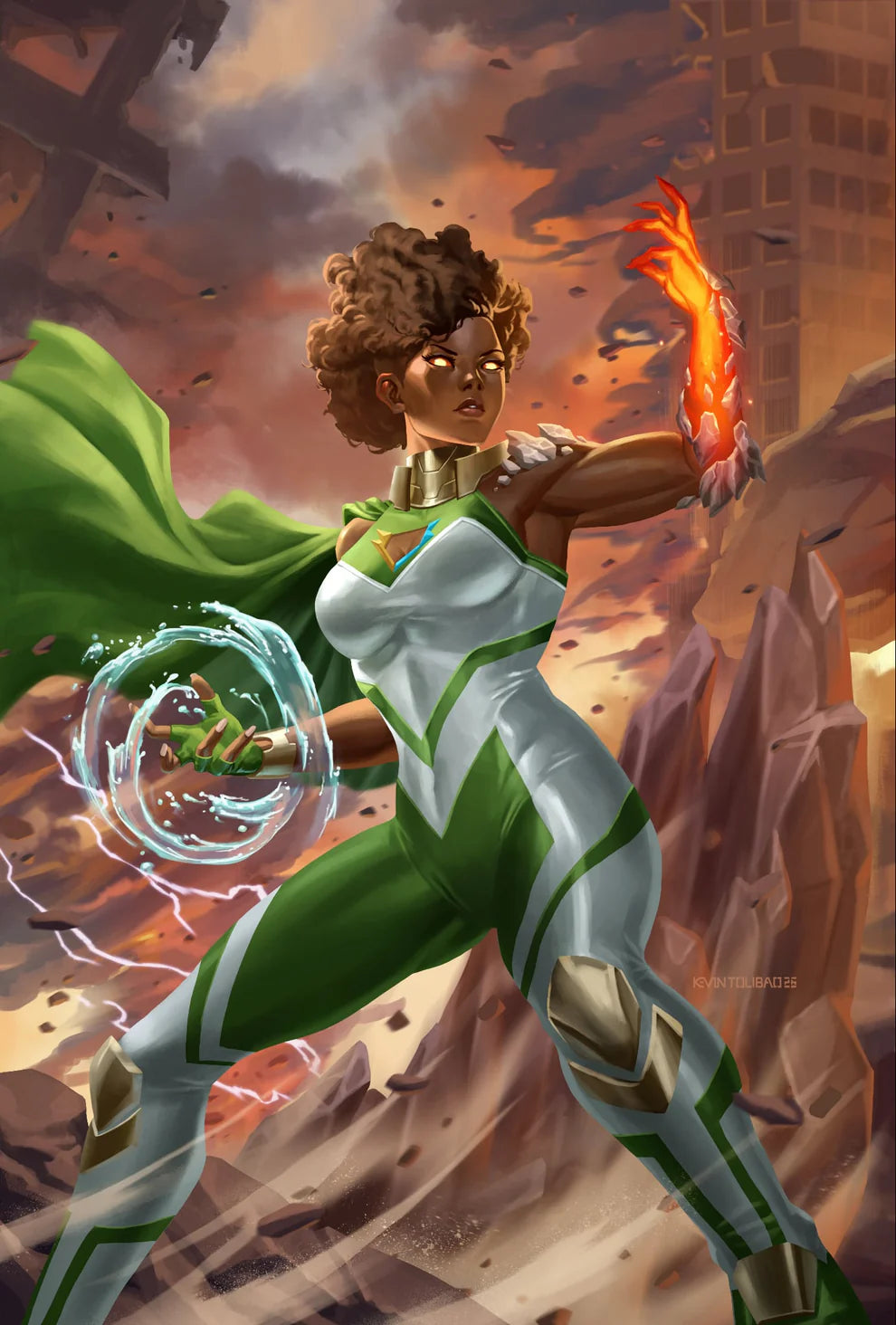 CAPES #7 KEVIN TOLIBAO EXCLUSIVE GLOSS FOIL EXCLUSIVE COVER - 1ST APP OF ELLA MENTAL