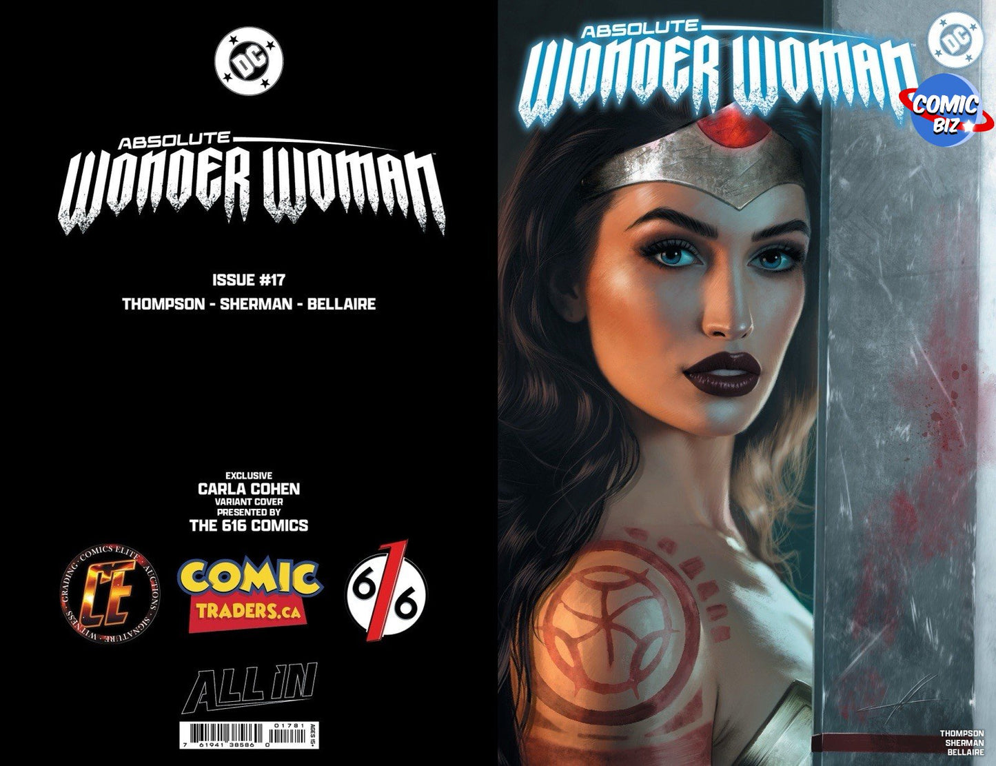 ABSOLUTE WONDER WOMAN #17 CARLA COHEN EXCLUSIVE TRADE DRESS VARIANT