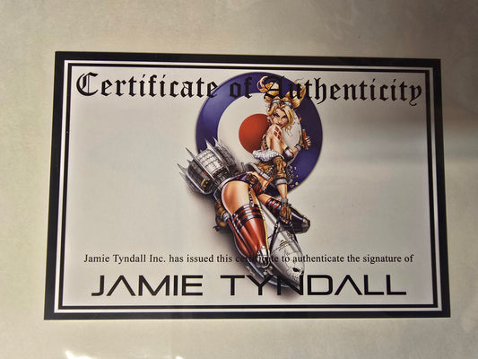 I MAKE BOYS CRY #1 VIXEN BURGLAR MERC MAGAZINE JAMIE TYNDALL SIGNED W/ COA