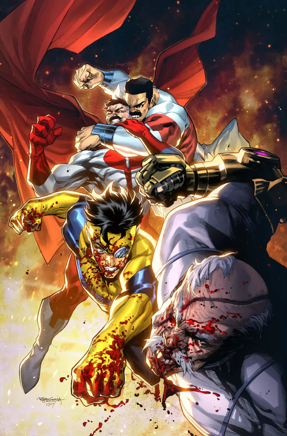 INVINCIBLE EDITION #1 (REPRINT) STEPHEN SEGOVIA EXCLUSIVE VIRGIN VARIANT