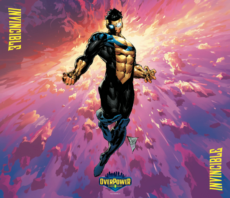 OVERPOWER TCG: SKYBOUND - INVINCIBLE PREMIUM INVINCIBLE DOUBLE PLAYMAT