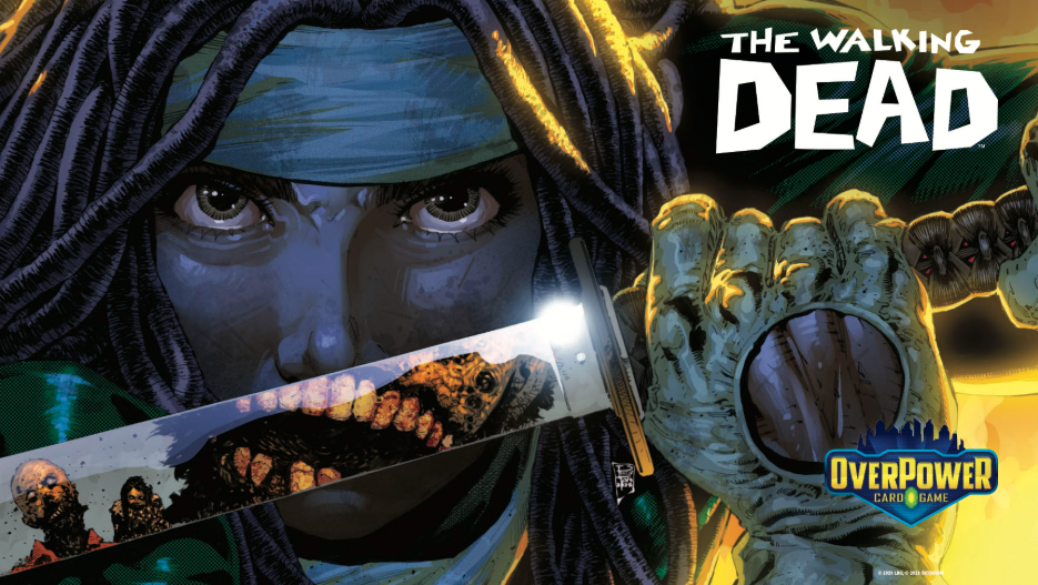 OVERPOWER TCG: SKYBOUND - WALKING DEAD PREMIUM MICHONNE PLAYMAT
