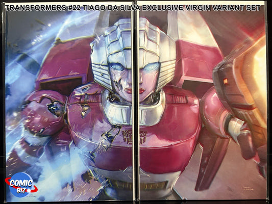 TRANSFORMERS #22 TIAGO DA SILVA EXCLUSIVE VIRGIN VARIANT 2 PACK SET
