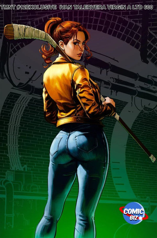 TMNT #12 EXCLUSIVE IVAN TALERVERA VIRGIN ZOOM IN VARIANT COVER A LTD 600