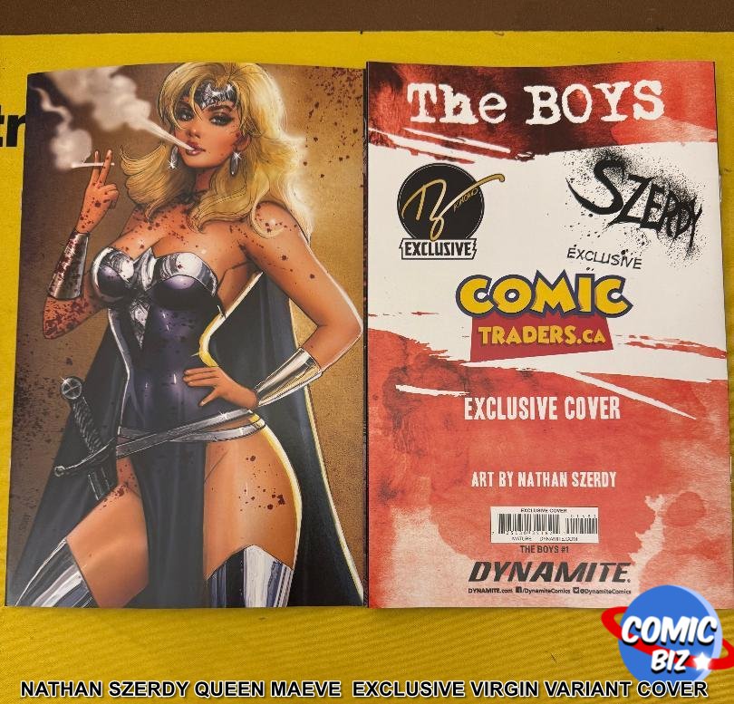 THE BOYS #1 NATHAN SZERDY QUEEN MAEVE EXCLUSIVE VIRGIN VARIANT COVER
