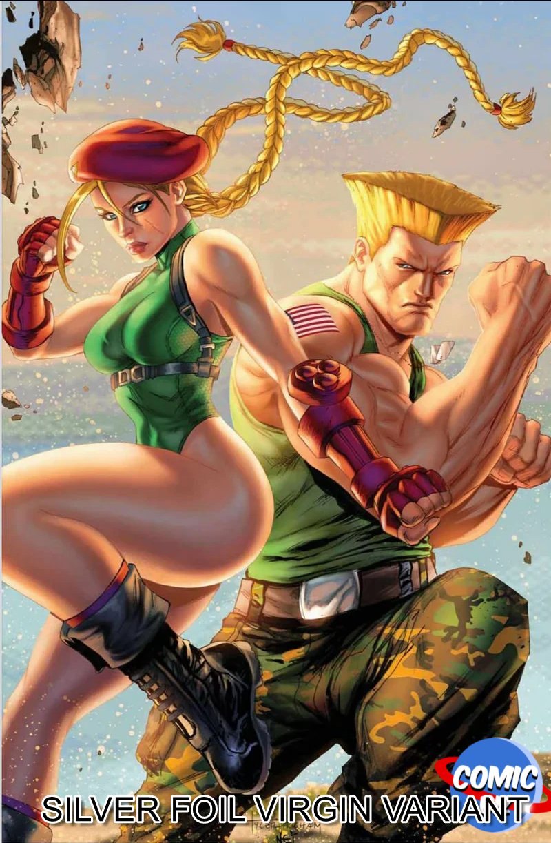 STREET FIGHTER #1 2025 ED TYLER KIRKHAM EXCLUSIVE BLUE SKY BEACH VIRGIN VARIANT