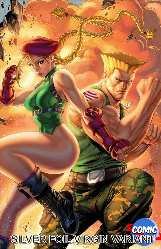 STREET FIGHTER #1 2025 ED TYLER KIRKHAM EXCLUSIVE EXPLSION VIRGIN VARIANT COVER