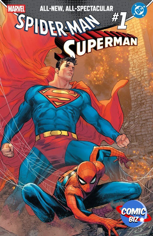 MARVEL DC SPIDER-MAN SUPERMAN #1 (2026) CHECCHETTO EXCLUSIVE TRADE DRESS VAR