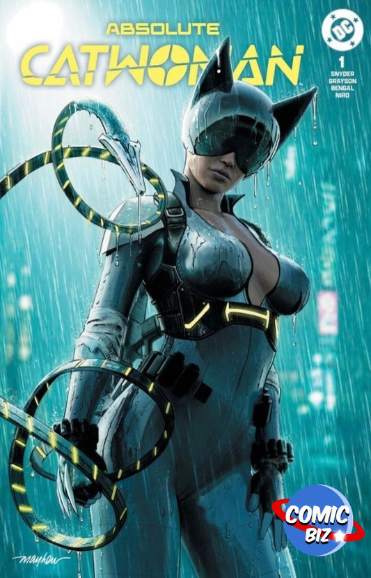 ABSOLUTE CATWOMAN #1 ED MIKE MAYHEW EXCLUSIVE TRADE DRESS VARIANT COVER