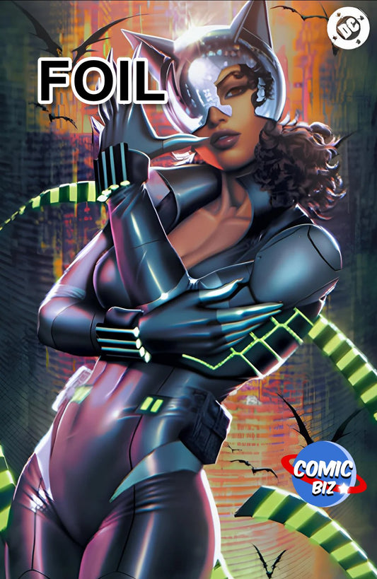 ABSOLUTE CATWOMAN #3 ARIAL DIAZ DALLAS EXPO EXCLUSIVE FOIL VARIANT COVER  LTD 1,000