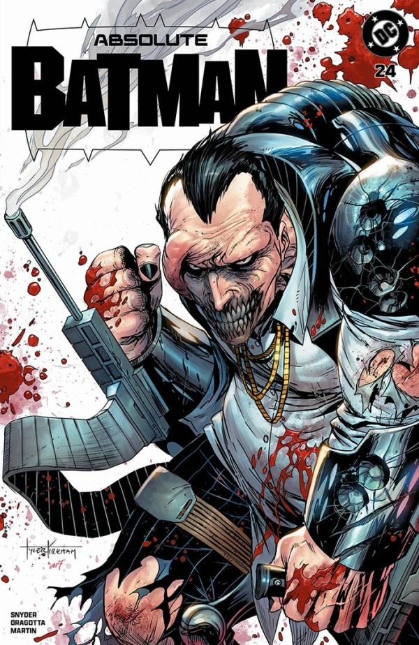 ABSOLUTE BATMAN #24 EXCLUSIVE TYLER KIRKHAM  PENGUIN BATTLE DAMAGED TRADE DRESS VARIANT COVER
