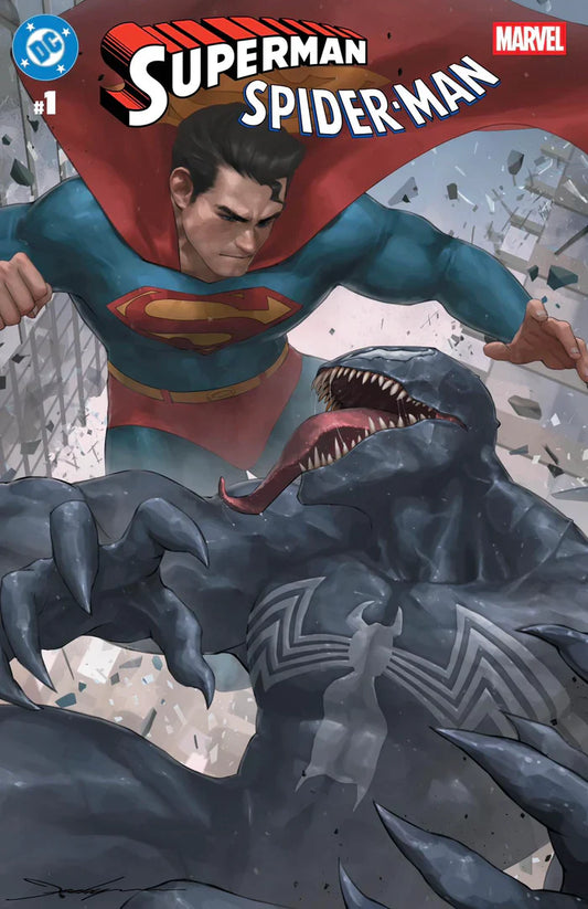 DC MARVEL SUPERMAN SPIDER-MAN #1 JEEHYUNG LEE TRADE DRESS EXCLUSIVE