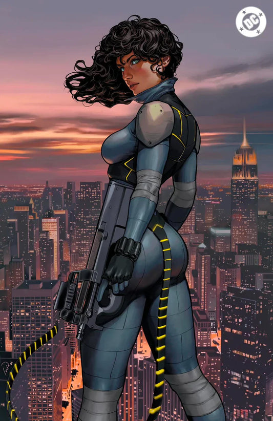 ABSOLUTE CATWOMAN #1 IVAN TALAVERA EXCLUSIVE VIRGIN FOIL (HELMET OFF)