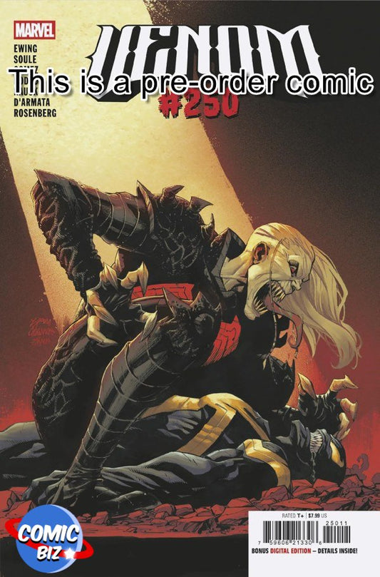 PRE-ORDER 1ST OCTOBER VENOM #250  (2025) MAIN COVER