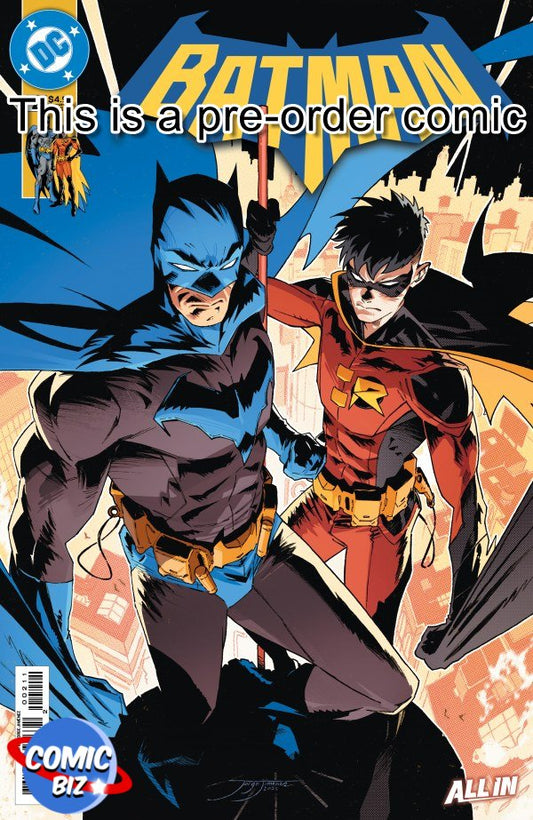 PRE-ORDER 8TH OCTOBER BATMAN #2  (2025) MAIN COVER DC