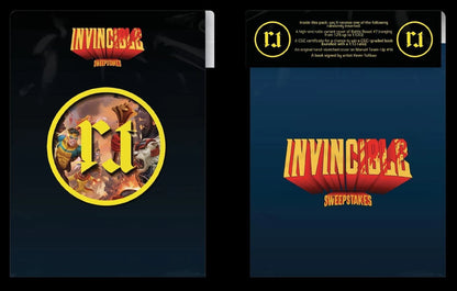 5 PACK! INVINCIBLE SWEEPSTAKES BLIND BAG  - INVINCIBLE RETURNS #1 & BATTLE BEAST #7 KEVIN TOLIBAO CONNECTING FOILS