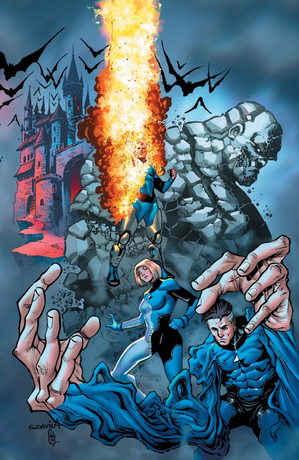 MIDNIGHT FANTASTIC FOUR #1 DA'VILLA DIAMOND UK VIRGIN CONNECTING EXCLUSIVE PRE-ORDER